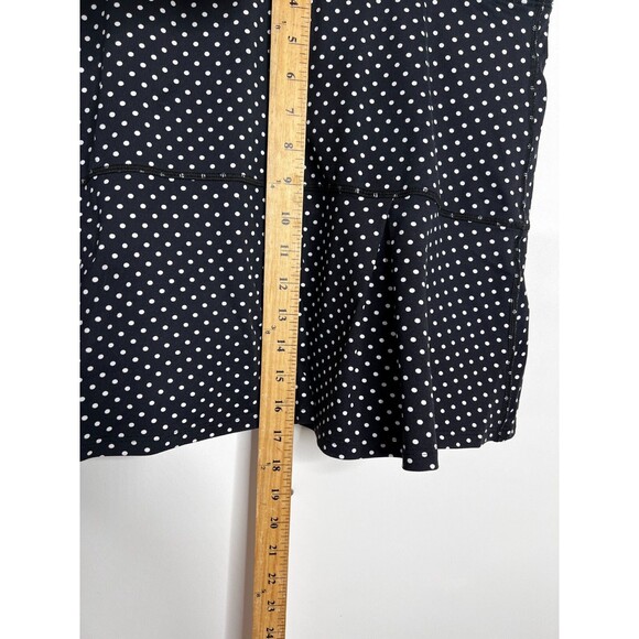 Dona Jo Skort Womens Siz 3 US XL Athletic Tennis Golf Skirt Black White - Picture 7 of 10